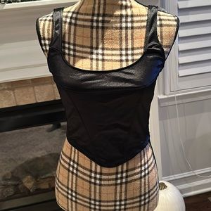 Black womens spandex tank top